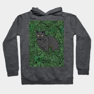 Cat in the Yard Hoodie